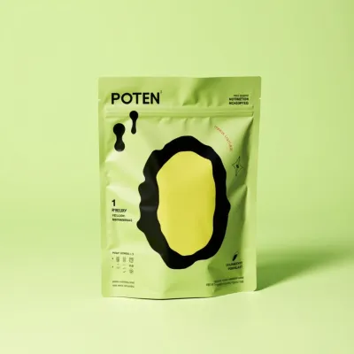 AI-Generated packaging for Food pouch in the Pharmaceuticals and Supplements industry