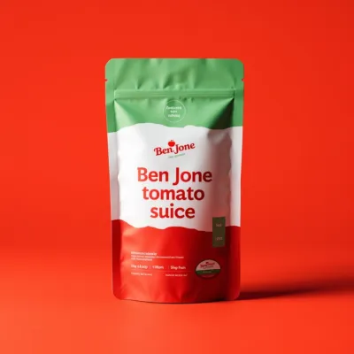 AI-Generated Food pouch packaging for Food and Snacks