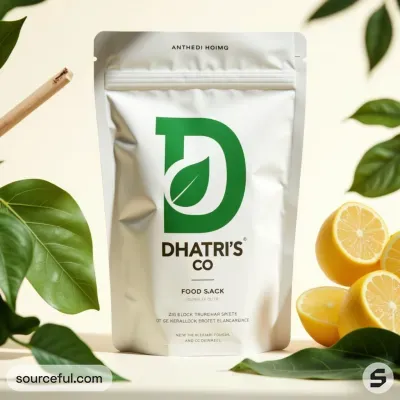 AI-Generated packaging for Food pouch in the Food and Snacks industry