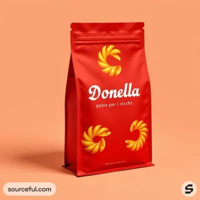 AI-Generated packaging for Food pouch in the Grocery and Pantry Staples industry