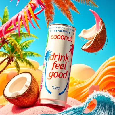 AI-Generated packaging for Drinks can