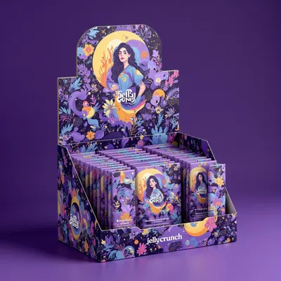 AI-Generated packaging for Shelf display box