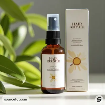 AI-Generated packaging for Mist spray bottle in the Haircare Products industry