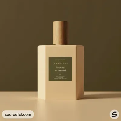 AI-Generated packaging for Perfume bottle