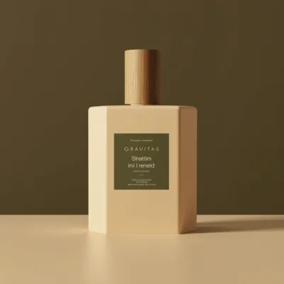 AI-Generated packaging for Perfume bottle