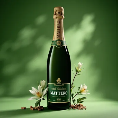 AI-Generated packaging for Champagne bottle