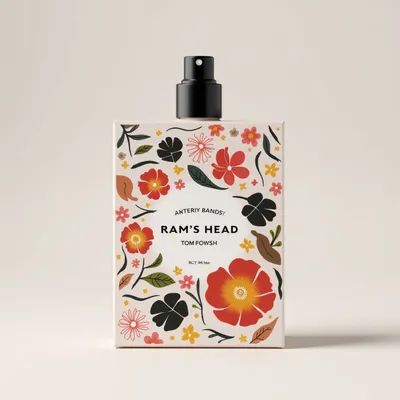 AI-Generated packaging for Perfume bottle