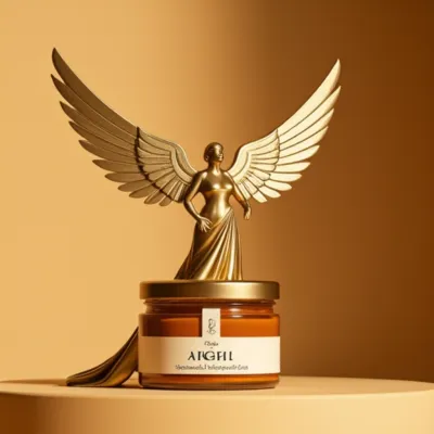 AI-Generated packaging for Cosmetics glass jar in the Furniture and Home Decor industry