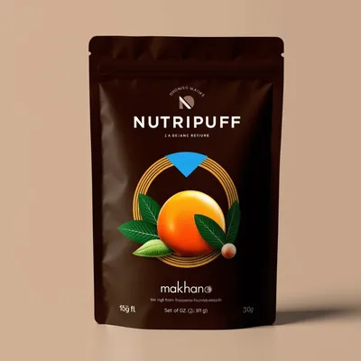 AI-Generated Food pouch packaging for Food and Snacks