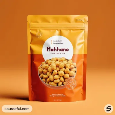AI-Generated packaging for Food pouch in the Food and Snacks industry