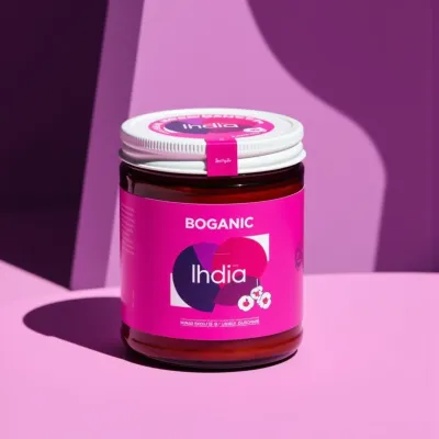 AI-Generated packaging for Food glass jar