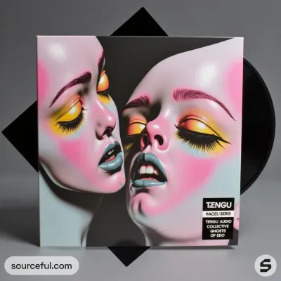 AI-Generated packaging for Vinyl album cover