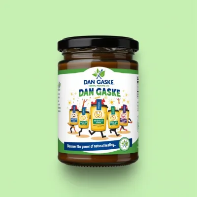 AI-Generated packaging for Food glass jar