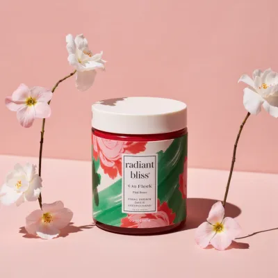 AI-Generated packaging for Cosmetics glass jar