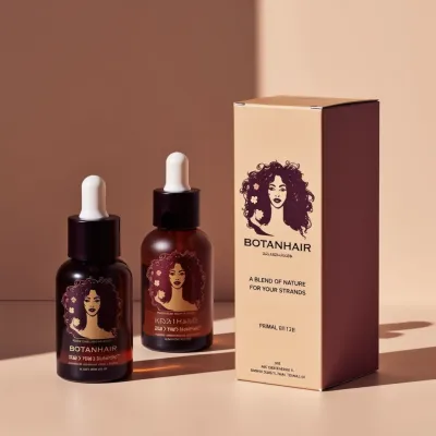AI-Generated Dropper bottle packaging for Beauty and Personal Care