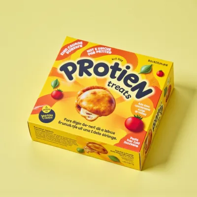 AI-Generated packaging for Carton box in the Food and Snacks industry