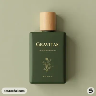 AI-Generated packaging for Perfume bottle