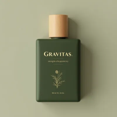 AI-Generated packaging for Perfume bottle