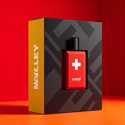 AI-Generated packaging for Perfume bottle