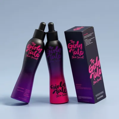 AI-Generated black carton box packaging