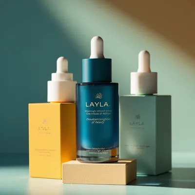 AI-Generated packaging for Dropper bottle