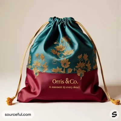 AI-Generated packaging for Drawstring bag