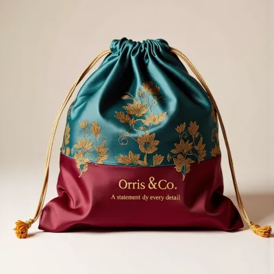 AI-Generated packaging for Drawstring bag