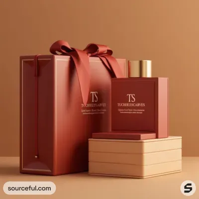AI-Generated packaging for Perfume bottle in the Beauty and Personal Care industry