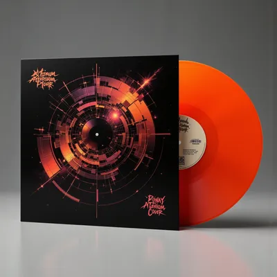 AI-Generated packaging for Vinyl album cover
