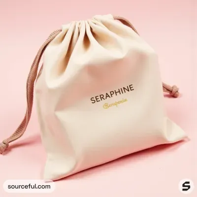 AI-Generated packaging for Drawstring bag