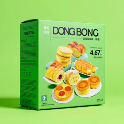 AI-Generated modern carton box packaging