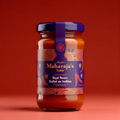 AI-Generated packaging for Food glass jar