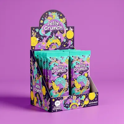 AI-Generated packaging for Shelf display box