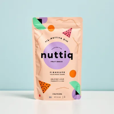 AI-Generated Food pouch packaging for Packaged Foods