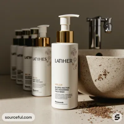 AI-Generated packaging for Pump bottle in the Beauty and Personal Care industry