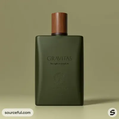 AI-Generated packaging for Perfume bottle