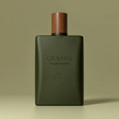 AI-Generated packaging for Perfume bottle
