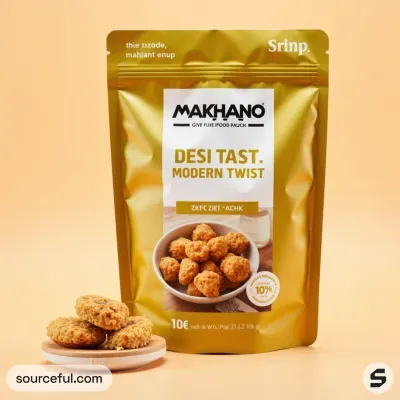 AI-Generated packaging for Food pouch in the Food and Snacks industry