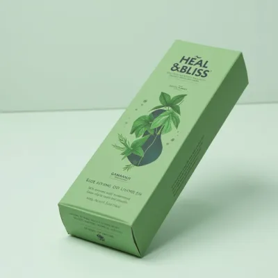 AI-Generated luxury carton box packaging