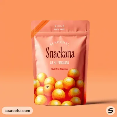 AI-Generated packaging for Food pouch in the Food and Snacks industry