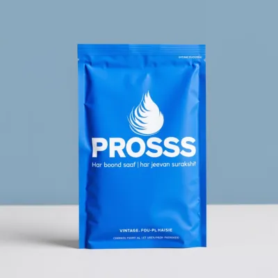 AI-Generated bold food pouch packaging