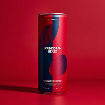 AI-Generated packaging for Drinks can