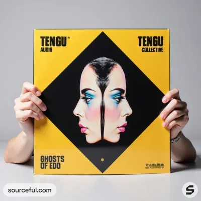 AI-Generated packaging for Vinyl album cover