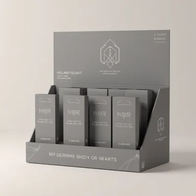 AI-Generated packaging for Shelf display box
