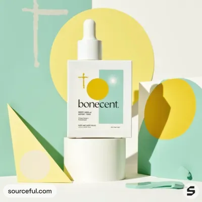 AI-Generated packaging for Dropper bottle in the Health and Wellness industry