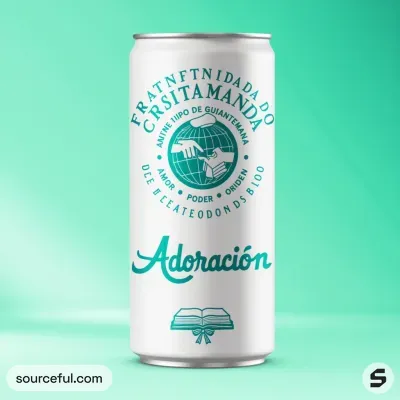 AI-Generated packaging for Drinks can in the Dairy Products industry