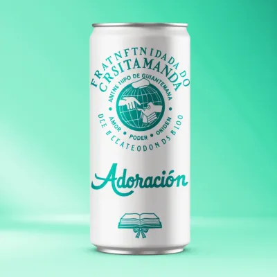 AI-Generated packaging for Drinks can in the Dairy Products industry