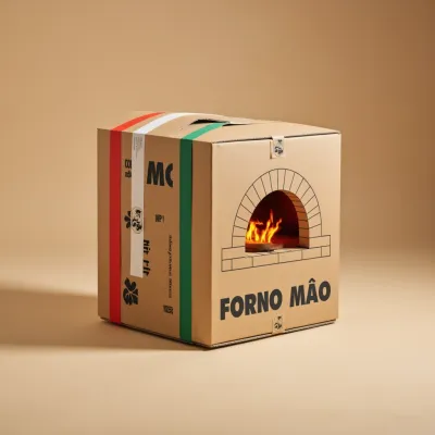 AI-Generated packaging for Shipping box in the Food and Snacks industry