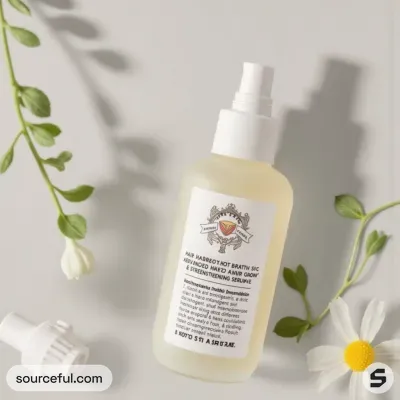 AI-Generated packaging for Mist spray bottle in the Haircare Products industry
