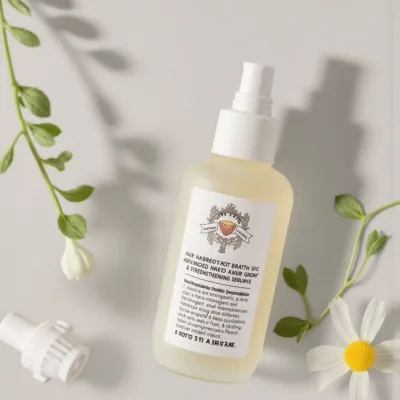 AI-Generated packaging for Mist spray bottle in the Haircare Products industry